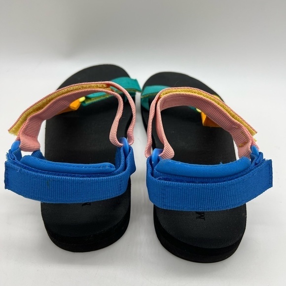 MUBOLIY WOMENS COLORFUL STRAPPY ADVENTURE SANDALS SIZE 8 - Picture 7 of 11